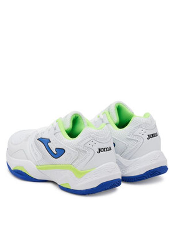 Joma Buty do tenisa Master 1000 Jr 2502 JMATS2502C Biały. Kolor: biały. Materiał: skóra. Sport: tenis
