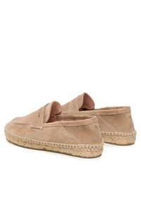 Manebi Espadryle Loafers Espadrilles W 1.9 LW Beżowy. Kolor: beżowy. Materiał: zamsz, skóra #4