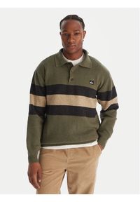 Quiksilver Sweter Cooper EQYSW03331 Zielony Regular Fit. Kolor: zielony. Materiał: syntetyk