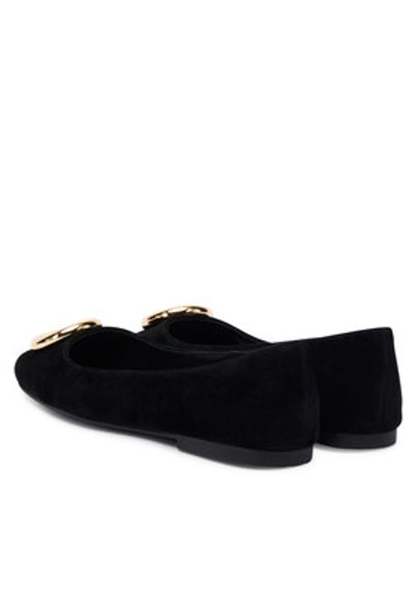 MICHAEL Michael Kors Baleriny Milan 40F5MLFP1S Czarny. Kolor: czarny. Materiał: skóra