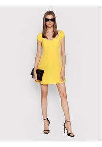 Calvin Klein Jeans Sukienka codzienna J20J218848 Żółty Regular Fit. Okazja: na co dzień. Kolor: żółty. Materiał: syntetyk. Typ sukienki: proste. Styl: casual #7