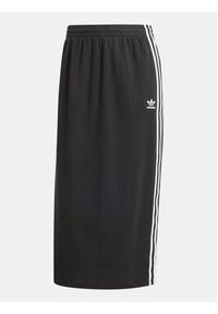 Adidas - adidas Spódnica midi IY7279 Czarny Slim Fit. Kolor: czarny. Materiał: bawełna #5