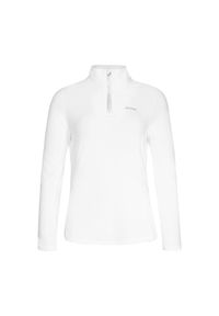 Damski polar z zamkiem błyskawicznym 1/4 Protest Mutez. Kolor: biały. Materiał: polar. Sezon: zima. Sport: narciarstwo #1