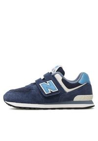 New Balance Sneakersy PV574ND1 Granatowy. Kolor: niebieski. Materiał: zamsz, skóra. Model: New Balance 574 #3