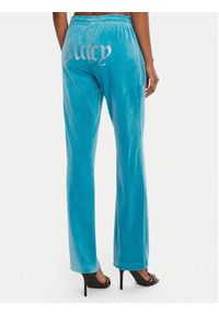 Juicy Couture Spodnie dresowe Tina JCAPW045 Niebieski Regular Fit. Kolor: niebieski. Materiał: syntetyk #2