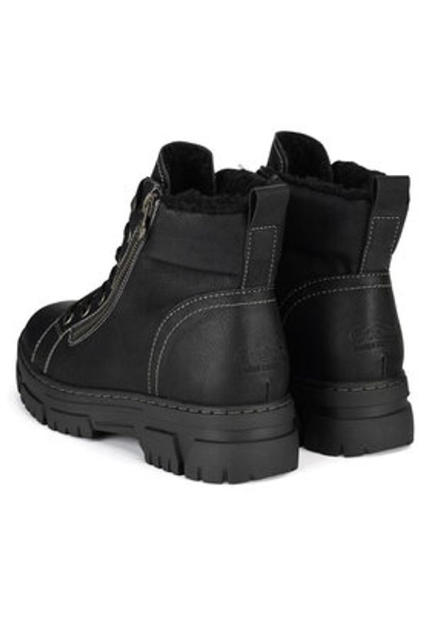 Go Soft Trzewiki WS6385-02 Czarny. Kolor: czarny. Materiał: materiał