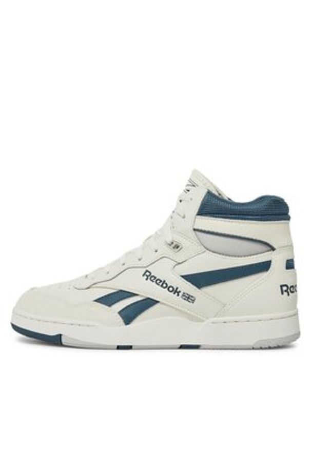 Reebok Sneakersy BB 4000 II Mid ID1522 Biały. Kolor: biały. Materiał: skóra