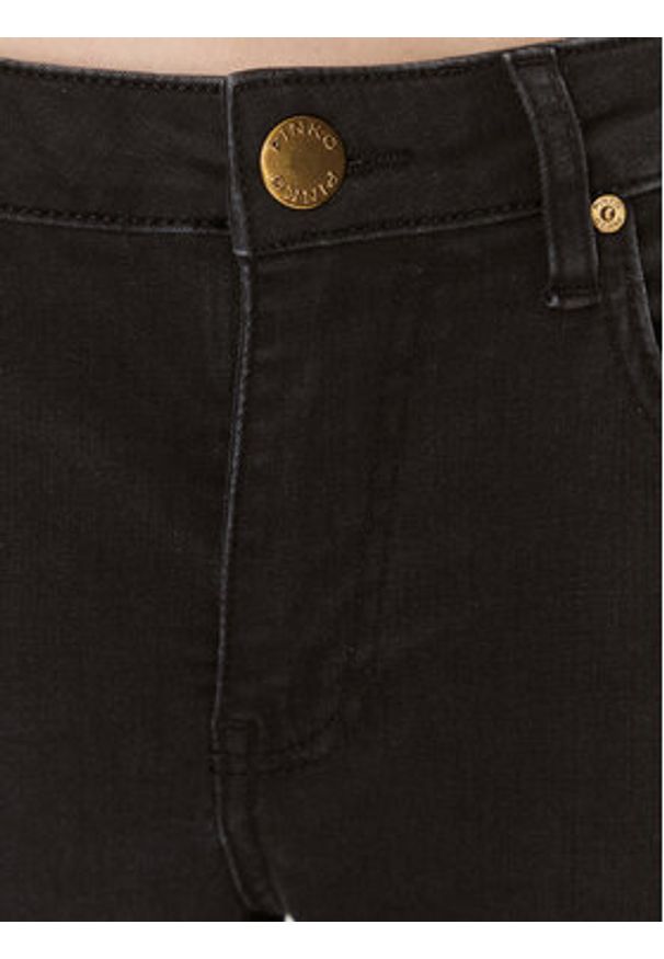 Pinko Jeansy Sabrina 100169 A102 Czarny Skinny Fit. Kolor: czarny