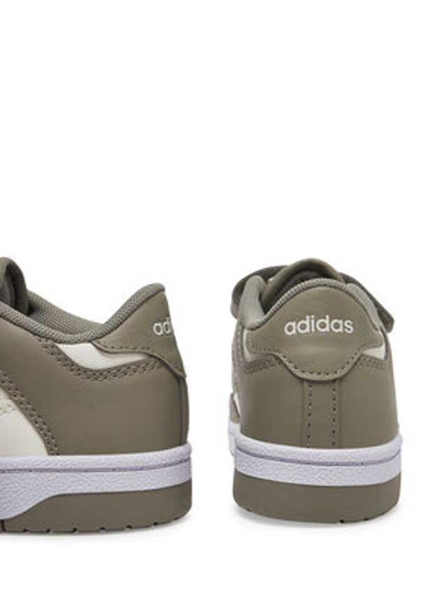Adidas - adidas Sneakersy Rapid Court JP7653 Zielony. Kolor: zielony. Materiał: skóra