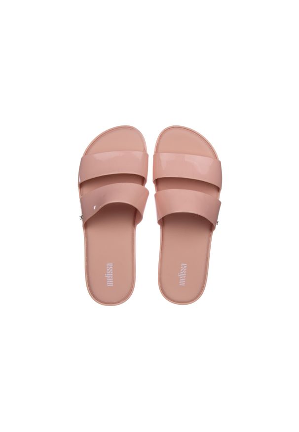 melissa - Klapki Melissa Color Pop AD Pink 010343, Róż, Guma. Kolor: różowy. Materiał: tworzywo sztuczne. Wzór: aplikacja. Sezon: lato, wiosna