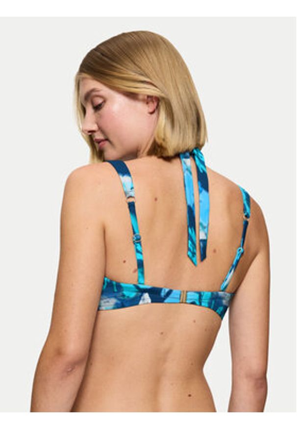 Triumph Góra od bikini Summer Fleur 10222298 Niebieski. Kolor: niebieski. Materiał: syntetyk