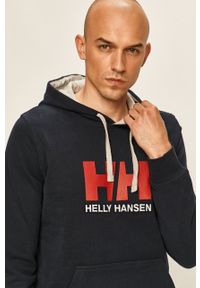 Helly Hansen bluza HH LOGO HOODIE 33977. Okazja: na co dzień. Kolor: niebieski. Wzór: aplikacja. Styl: casual #4