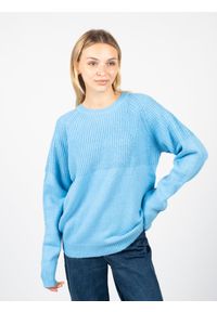 Silvian Heach Sweter "Cinnamon" | PGA22097 | Kobieta | Błękitny. Okazja: na co dzień. Kolor: niebieski. Materiał: akryl, nylon. Wzór: ze splotem. Styl: casual #3