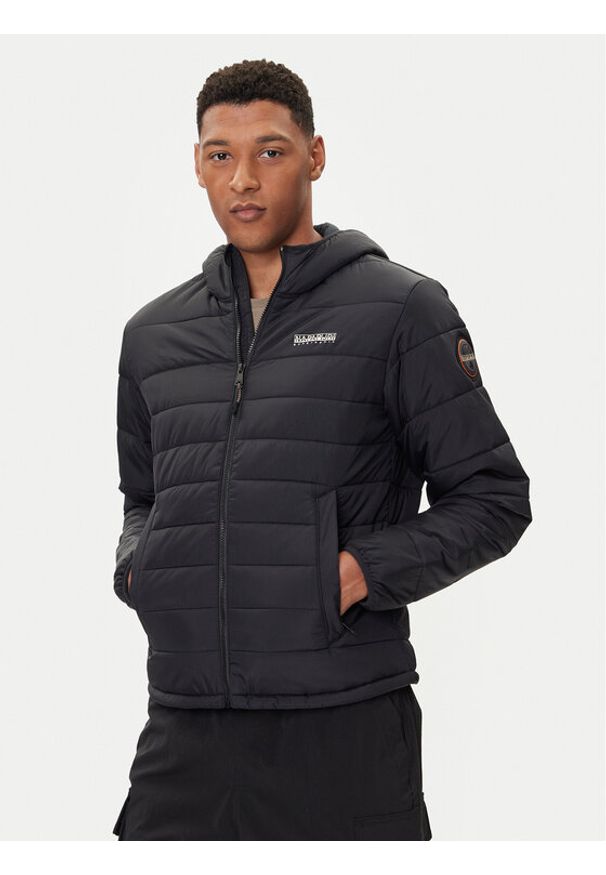 Napapijri Kurtka zimowa A-Gesar H NP0A88U3 Czarny Regular Fit. Kolor: czarny. Materiał: syntetyk. Sezon: zima