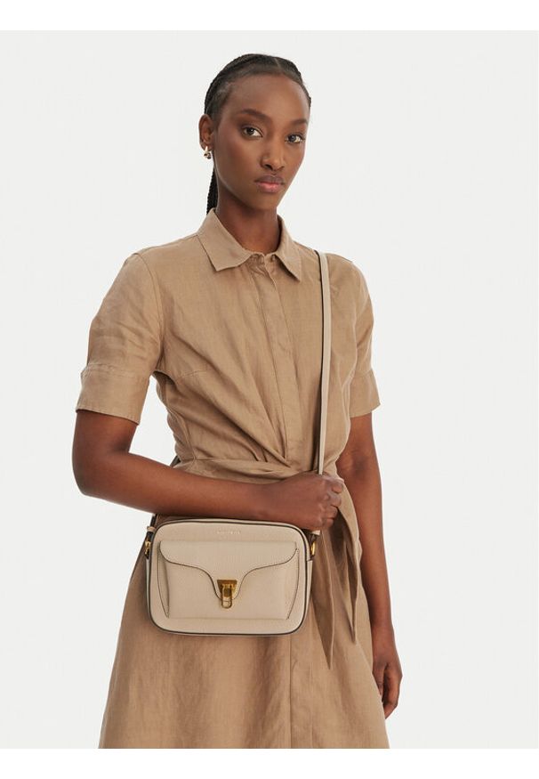 Coccinelle Torebka MF6 Coccinelle Beat Soft E1 MF6 15 02 01 Beżowy. Kolor: beżowy. Materiał: skórzane