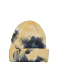 Urban Classics - Czapka Dziecięca Tie Dye Beanie. Kolor: czarny, żółty, wielokolorowy