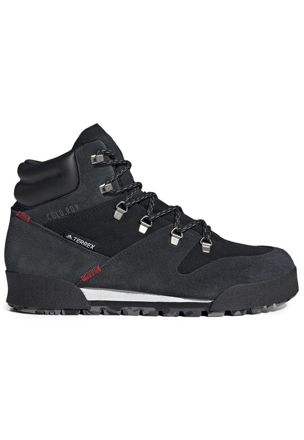 Adidas - Buty adidas Terrex Snowpitch Cold.Rdy Hiking FV7957 - czarne. Zapięcie: sznurówki. Kolor: czarny. Materiał: skóra. Szerokość cholewki: normalna. Technologia: ClimaWarm (Adidas). Model: Adidas Terrex