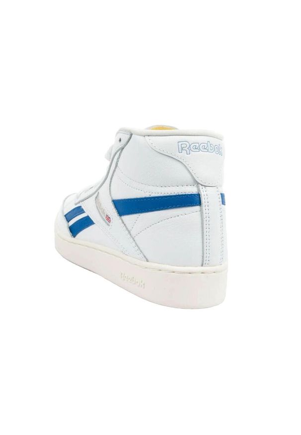 Reebok - Męskie Skórzane Buty Sportowe Club Forum. Kolor: biały. Materiał: skóra. Model: Reebok Club. Sport: turystyka piesza