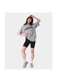 T-shirt dla kobiet sportowy Carpatree Varsity Chic. Kolor: szary. Sport: fitness