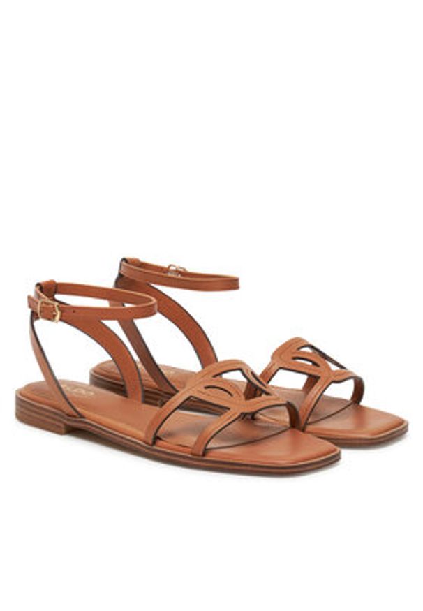 Aldo Sandały Greengrove 13966689 Różowy. Kolor: różowy. Materiał: skóra