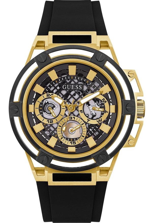 Zegarek Guess Zegarek męski Guess GW0423G2 czarny. Kolor: czarny