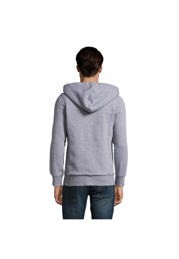 SOL'S - Kurtka Dla Dorosłych Unisex Sherpa Zapinana Na Zamek Błyskawiczny. Kolor: szary