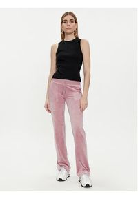 Juicy Couture Top Beckham JCBLV223811 Czarny Slim Fit. Kolor: czarny. Materiał: bawełna #5