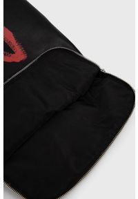Desigual Plecak damski kolor czarny duży z nadrukiem. Kolor: czarny. Wzór: nadruk #4