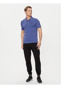 EA7 Emporio Armani Polo 8NPF04 PJM5Z 1557 Niebieski Regular Fit. Typ kołnierza: polo. Kolor: niebieski. Materiał: bawełna