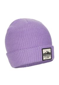 Czapka zimowa Smartwool Smartwool Patch. Kolor: fioletowy. Materiał: wełna. Sezon: zima. Styl: sportowy