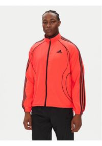 Adidas - adidas Bluza Teamgeist adicolor JW5867 Czerwony Loose Fit. Kolor: czerwony. Materiał: syntetyk