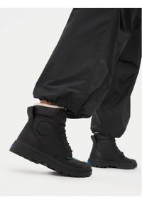 Palladium Trapery Pampa Sport Cuff WPS 72992-001-M Czarny. Kolor: czarny. Materiał: skóra. Styl: sportowy #1