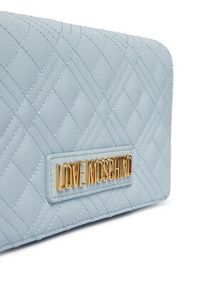 Love Moschino - LOVE MOSCHINO Torebka JC4079PP1OLA0701 Błękitny. Kolor: niebieski. Materiał: skórzane #5