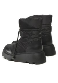 DeeZee Botki H2001-01 Czarny. Kolor: czarny. Materiał: materiał