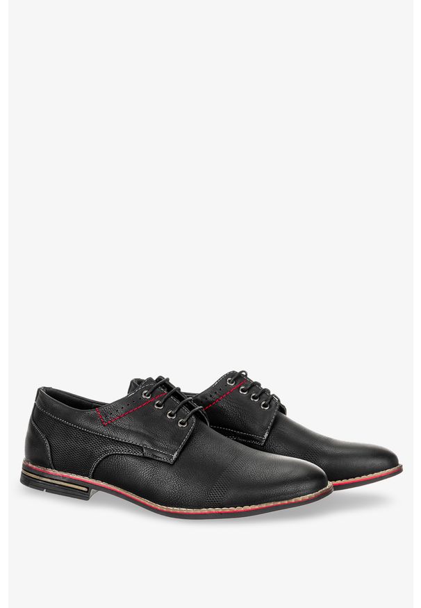 Badoxx - Czarne buty wizytowe sznurowane badoxx mxc452. Kolor: czarny. Styl: wizytowy