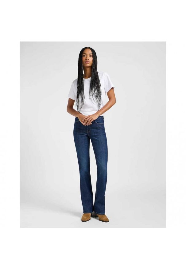 Lee - DAMSKIE SPODNIE JEANSOWE LEE BREESE BOOT FUTURE VISION 112363796