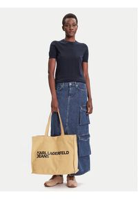 Karl Lagerfeld Jeans Torebka A1W50002 Beżowy. Kolor: beżowy #3