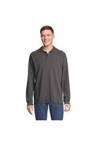 SOL'S - Koszulka polo z długim rękawem Sol's Planet. Typ kołnierza: polo. Kolor: wielokolorowy, szary, brązowy. Długość rękawa: długi rękaw. Długość: długie #1