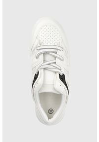 Answear Lab sneakersy kolor biały. Nosek buta: okrągły. Zapięcie: sznurówki. Kolor: biały #3
