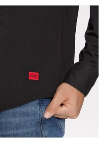 Hugo Koszula Ermo 50500216 Czarny Slim Fit. Kolor: czarny. Materiał: bawełna #3