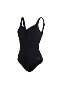 Damski kostium kąpielowy 1-częściowy Speedo Eco Aquanite. Kolor: czarny. Materiał: nylon, lycra #1