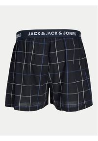 Jack & Jones - Jack&Jones Komplet 3 par bokserek Jackson 12263654 Granatowy. Kolor: niebieski. Materiał: bawełna #8