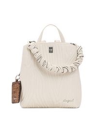 Desigual Plecak 26SAKP41 Beżowy. Kolor: beżowy. Materiał: skóra #4