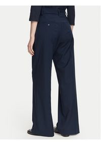 Weekend Max Mara Spodnie materiałowe Visivo 2625136061 Granatowy Regular Fit. Kolor: niebieski. Materiał: wełna #4