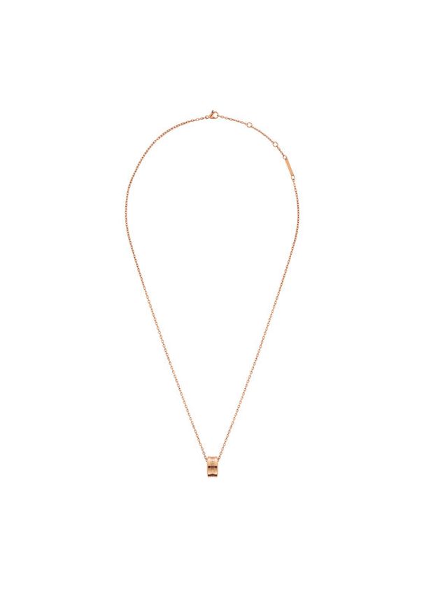 Daniel Wellington Naszyjnik Elan DW00400158 Różowe złocenie. Materiał: metalowe. Kolor: różowy