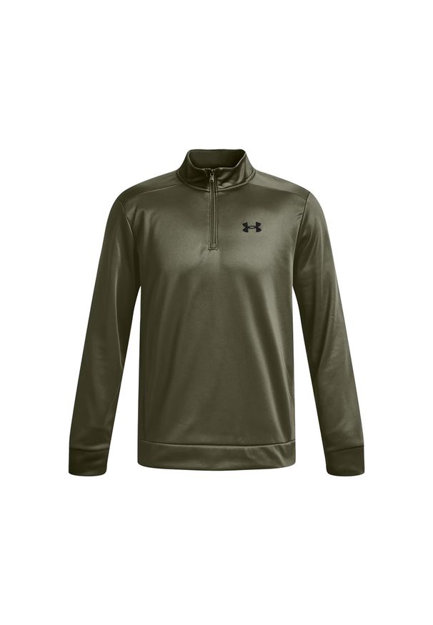 Bluza fitness męska Under Armour Armour Fleece 1/4 Zip. Kolor: zielony. Sport: fitness