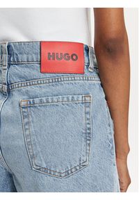 Hugo Szorty jeansowe Gealea 50513761 Niebieski Regular Fit. Kolor: niebieski. Materiał: bawełna