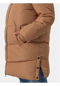 Vero Moda Curve Kurtka zimowa 10297304 Brązowy Regular Fit. Kolor: brązowy. Materiał: syntetyk. Sezon: zima