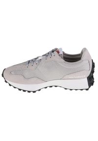 Buty do chodzenia męskie New Balance 327. Zapięcie: sznurówki. Kolor: szary. Materiał: materiał, syntetyk, tkanina. Szerokość cholewki: normalna. Sport: turystyka piesza