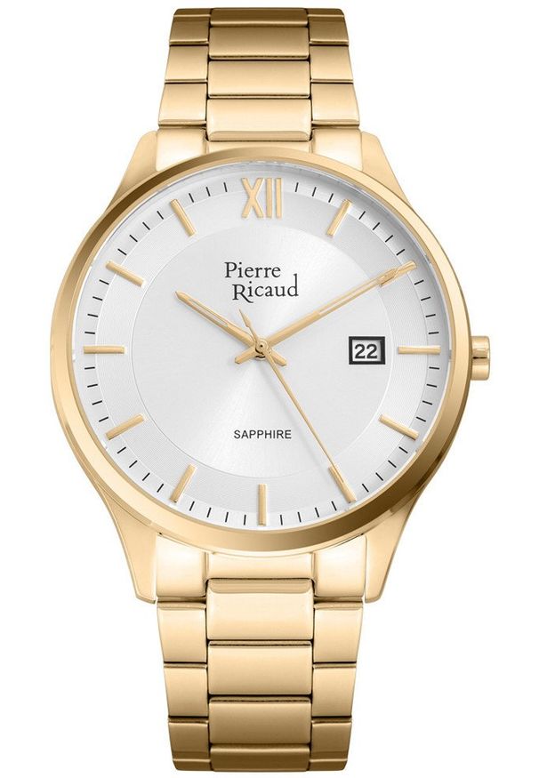 Zegarek męski Pierre Ricaud P97262.1163Q złoty. Kolor: złoty